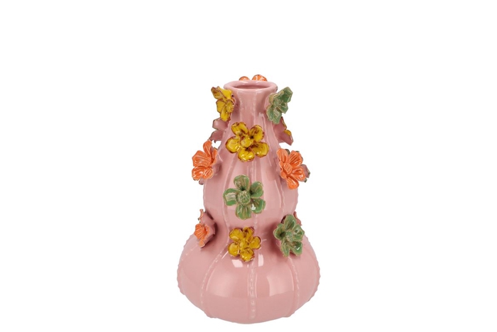 <h4>Flower Light Pink Vase Bubbels 14x22cm Nm</h4>