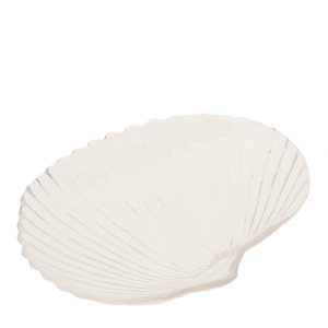 Maritime Glass shell plate 18*15*3.5cm