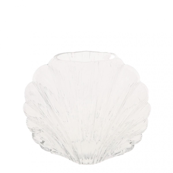 <h4>Maritime Glass vase shell 20*9.5*16.5cm</h4>