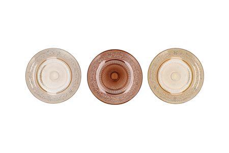 <h4>Dayah Warm Sand Mix Glass Plate 23x2cm Ass P/1</h4>