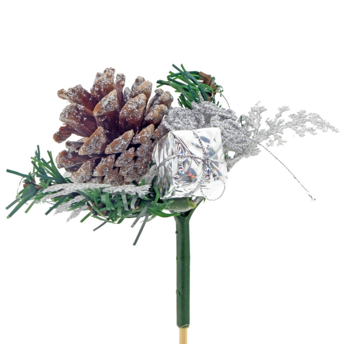 <h4>Christmas sticks 15cm Christmas rose 8cm</h4>