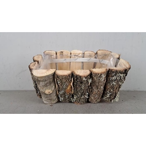 Planter Oak 24x12x10cm