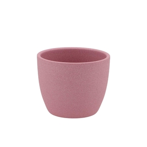 Ceramic Pink Rose Pot 8cm Nm