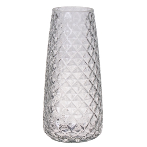 DF01-700612500 - Vase Gemma diamond d6.5/10xh21 clear