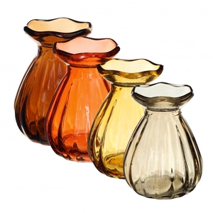 Glas Fles Fleur d03/7*9cm