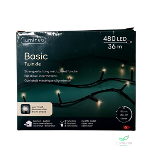 LED FONKELVERLICHTING V BUITEN 36M-480L WARM WIT
