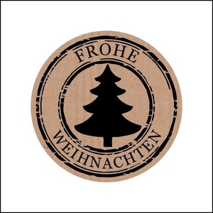 Christmas Sticker 35mm x500 F.Weihnachten