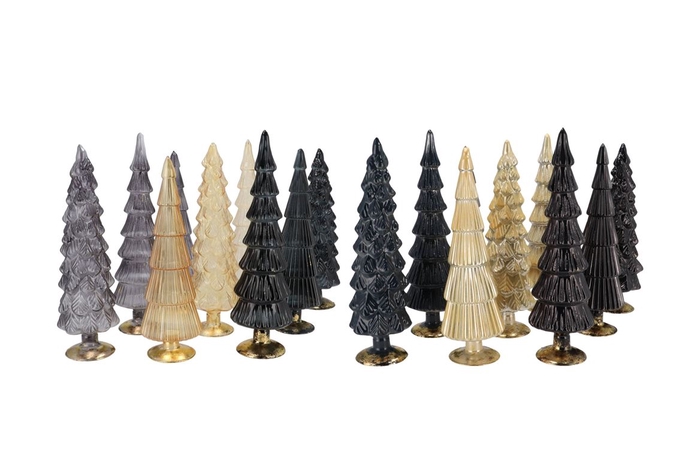 <h4>Twinkle Black Mix Glass Tree Shiny Ass 9x30cm Nm</h4>