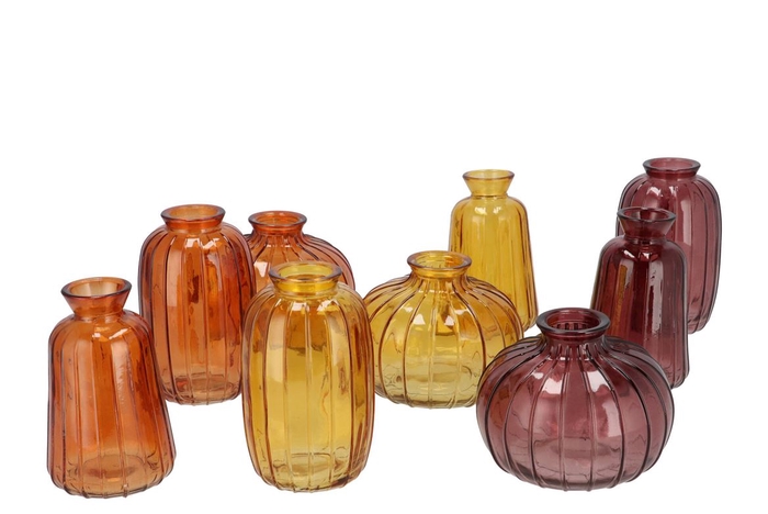 <h4>Dayah Autumn Spices Mix Glass Bottle Set 3 7x11cm</h4>