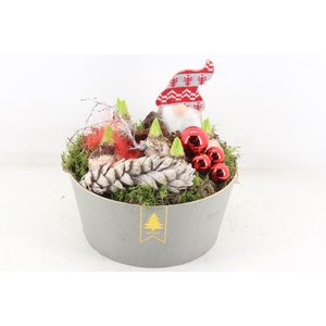 arr4 Hyacint VL- Hout pot rond grey L 335/2