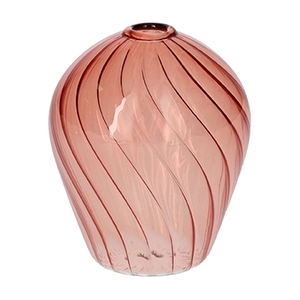 DF02-665293200 - Bottle Swirl d2.5/9.5xh13 old pink
