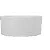 Pot 411/13 rough pattern d13.5 h12cm - blanc brillant (100)