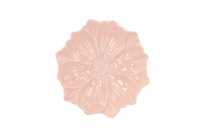 Bloom Cosmea Plate Peach 18x18x4cm