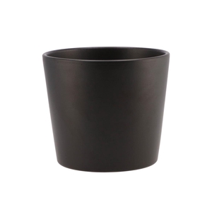 Ceramic Anthracite Matt Pot 15cm