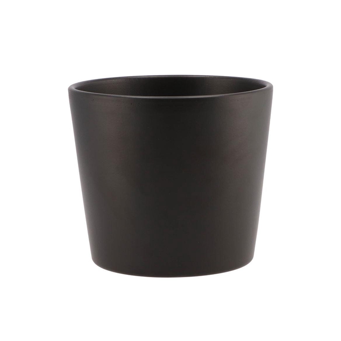 <h4>Ceramic Anthracite Matt Pot 15cm</h4>