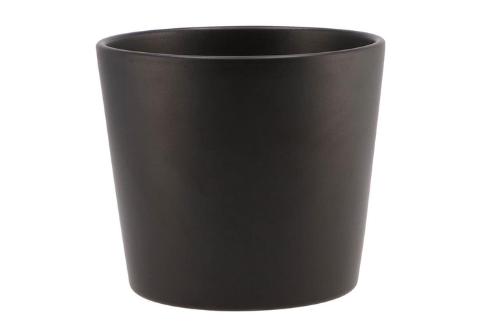Ceramic Anthracite Matt Pot 15x13,5cm