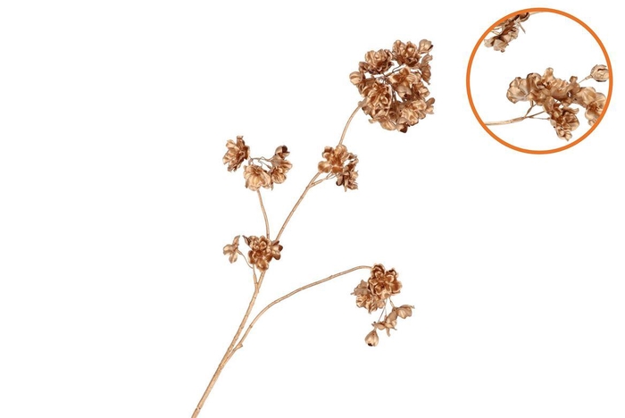 Silk Cherry Blossom Gold 85cm
