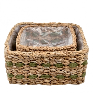 Basket sets Yara tray S/2 d22*10cm