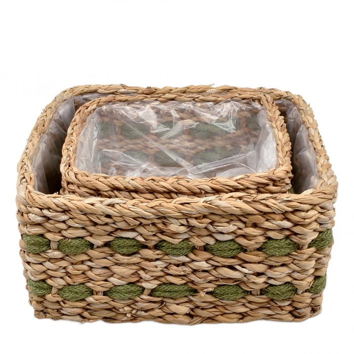 <h4>Basket sets Yara tray S/2 d22*10cm</h4>