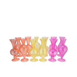 Sunny Dutch Orange Mix Glass Vase Ass 10x10x20cm Nm