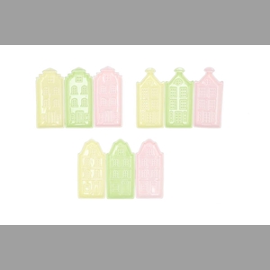 A'dam Dreamy Pastel Mix Plate Ass 9x3x18cm Nm