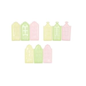 A'dam Dreamy Pastel Mix Plate Ass 9x3x18cm Nm