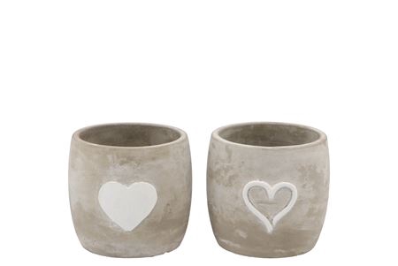 <h4>Love Amore White Pot Ass P/1 12x12x11cm Nm</h4>