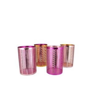 Glam Jolly Pink Mix T-light Cilinder Ass 12x16cm