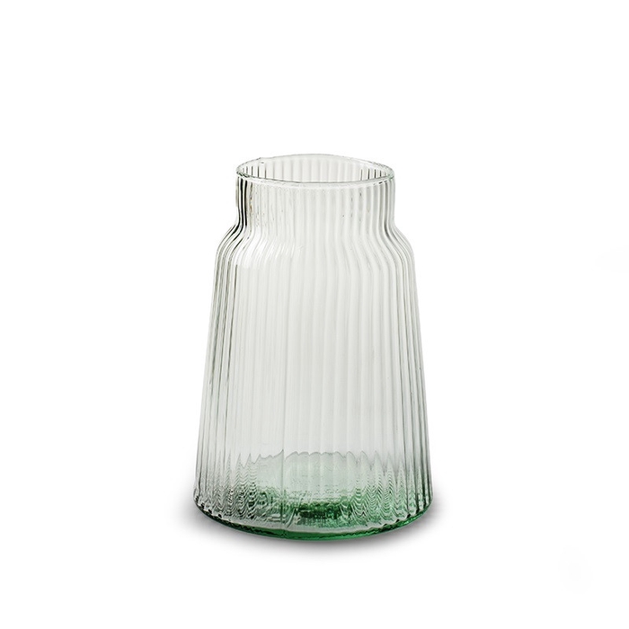 <h4>Glas Eco vaas Atlas rib d14.5*20cm</h4>