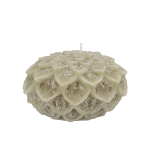 Candle Dahlia Pistache 12x8cm