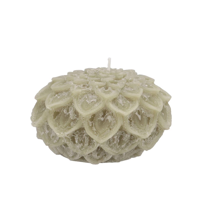 <h4>Candle Dahlia Pistache 12x8cm</h4>