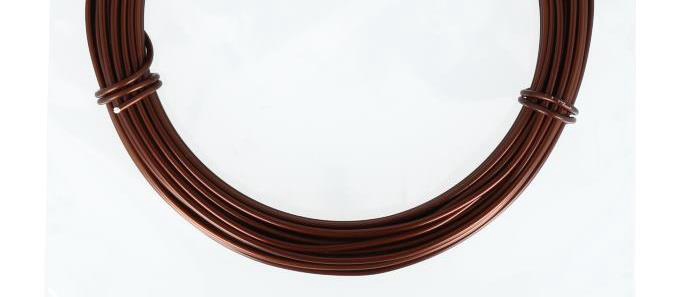 ALUMINIUM WIRE BRANDY 2MM 100GR 12M