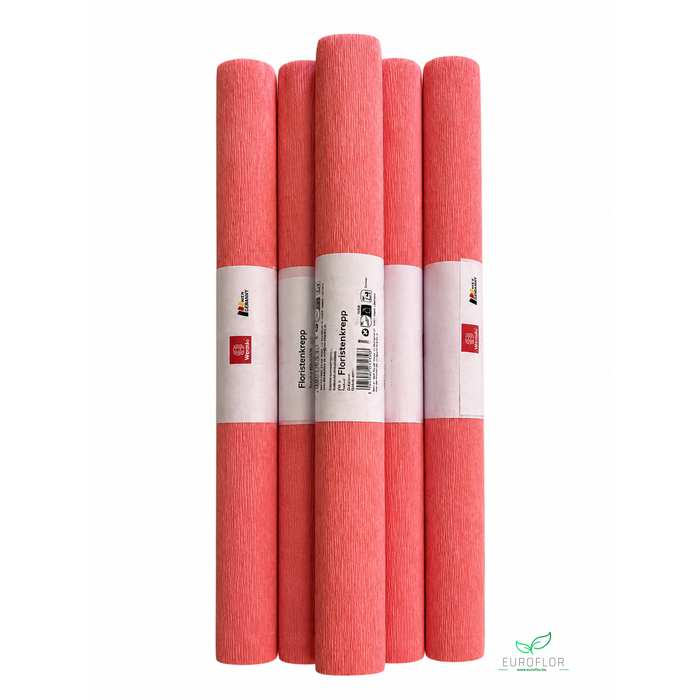 <h4>FLORISTENCREPE 50CM*2,5M PASTEL PINK 5 ROLLEN</h4>