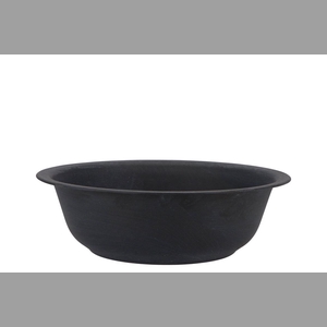 Zinc Basic Black Bowl 30x9cm Nm