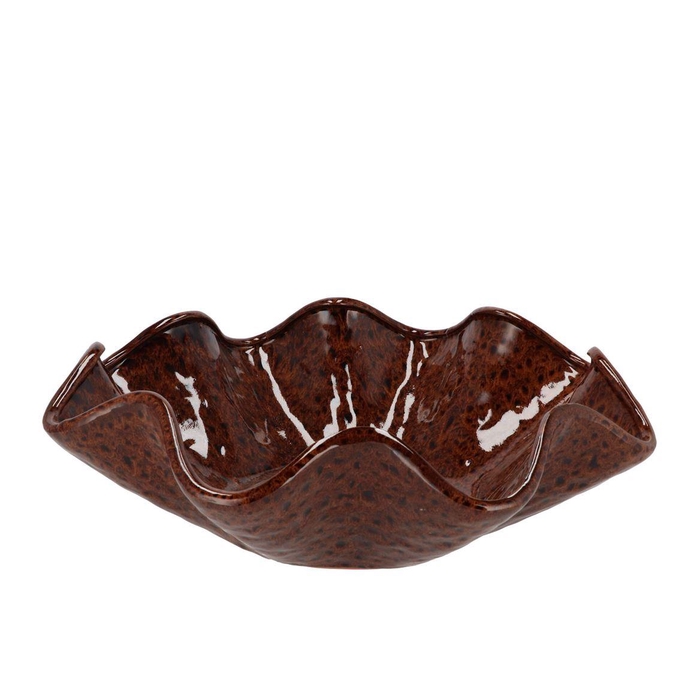 <h4>Annecy Brown Bowl 46x46x14cm</h4>
