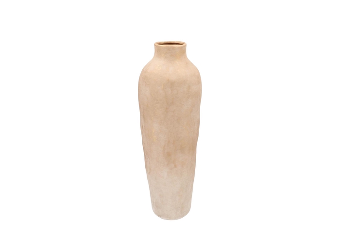 <h4>Florence Antique Gold White Vase Long 16x16x48cm</h4>