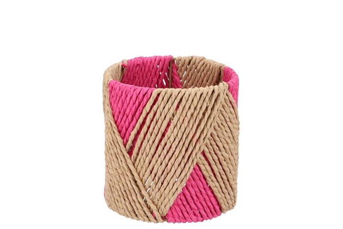 <h4>Gaby Fuchsia Candle Stand 10x10cm Nm</h4>