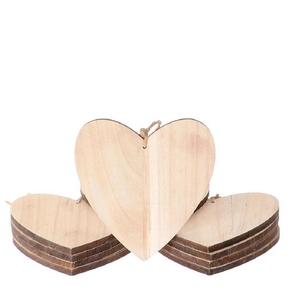 Wedding Deco hanging heart 15cm x10