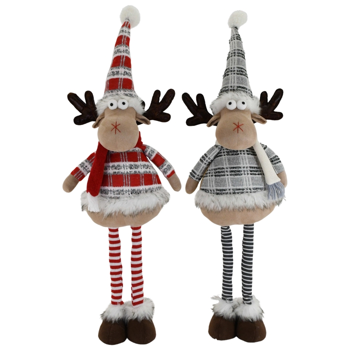 <h4>Dec Standing Reindeer Plaid Coat</h4>