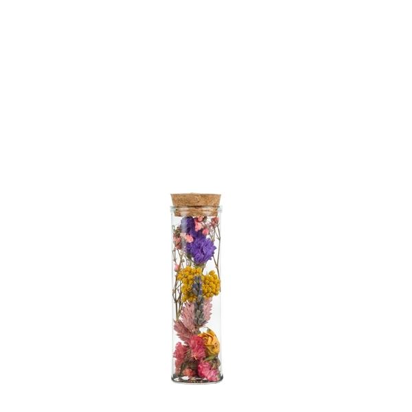 <h4>Droogbloemen-Wish Bottle Small 10cm-Multi</h4>