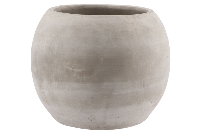 <h4>Concrete Pot Sphere 28x24cm</h4>