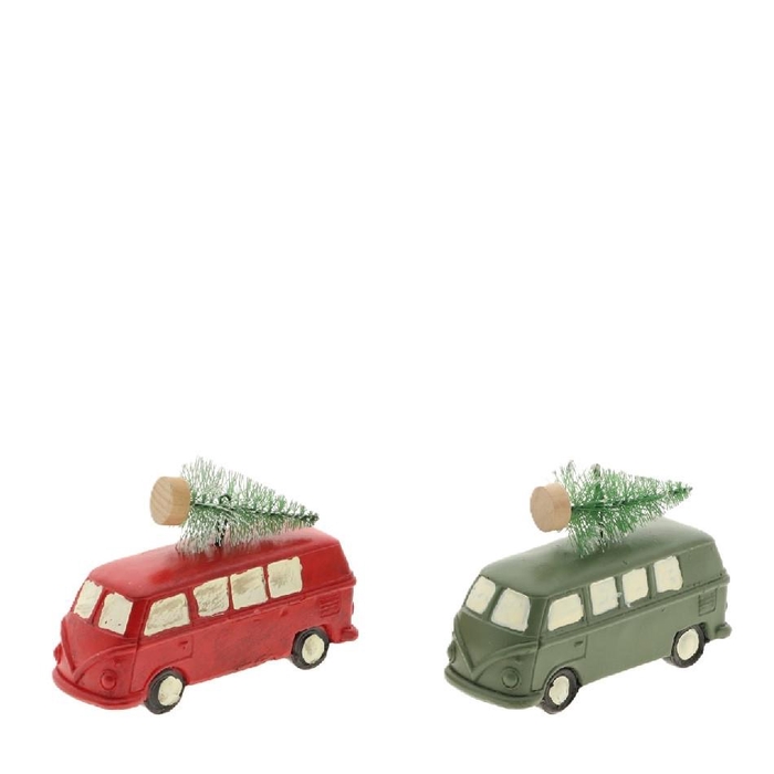 <h4>Kerst Deco bus+boom 10*3.5*7cm</h4>