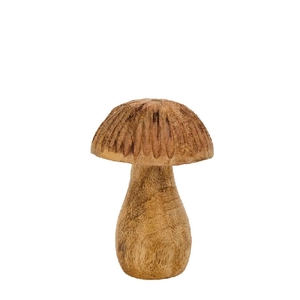 Herfst Deco Mushroom hout d08*11cm