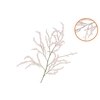 Silk Flocky Powder Flower Spray Light Pink 126cm