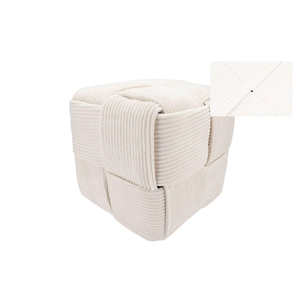 Stripe Offwhite Poof Layers 40x40cm