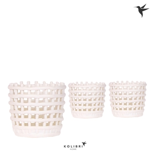 Kolibri Home Mesh pot white