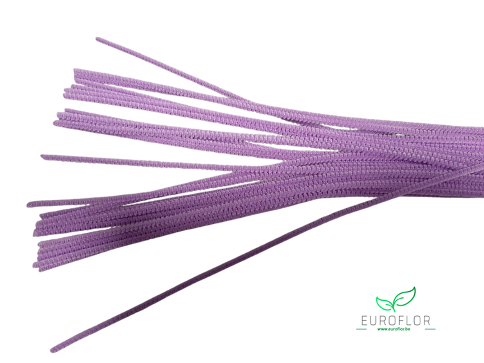 DRAAD CHENILLE PURPER 30cm 30pcs