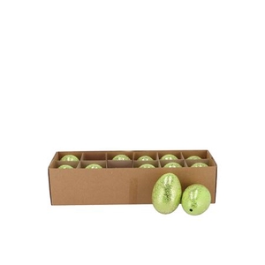 EGGS CHICKEN MISTY GREEN GLITTER P/