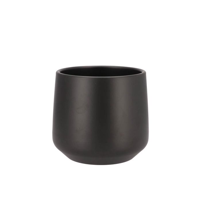 <h4>Ceramic Anthracite Matt Pot Berlin 13x11,5cm</h4>