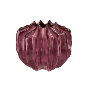 Juna Purple Vase Structure 29x29x24cm